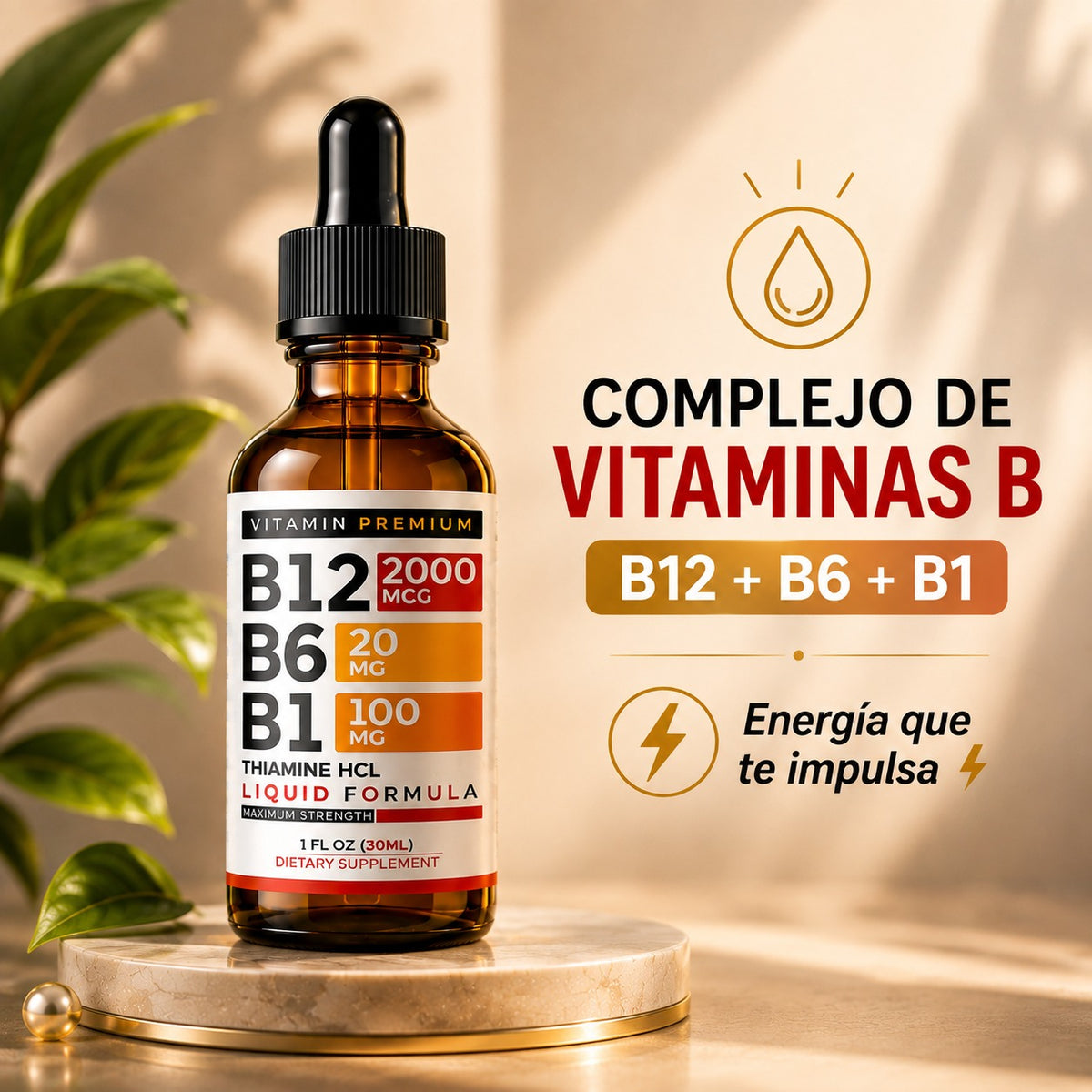 VITAMIN B12 B6 B1 LIQUID FORMULA