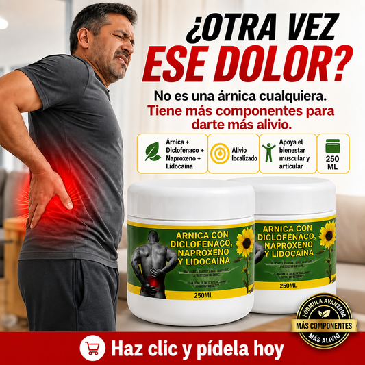 CREMA ARNICA - ¡QUEDAN POCAS UNIDADES!