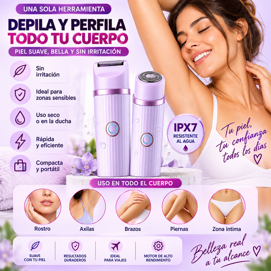 ✨ DEPILADORA 2 EN 1 - PIEL SUAVE Y LISTA EN MINUTOS ✨